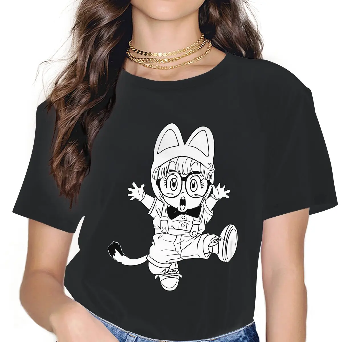 

ARALE классические женские рубашки Dr Slump Norimaki Arare аниме свободные винтажные женские Топы Harajuku повседневные женские блузы