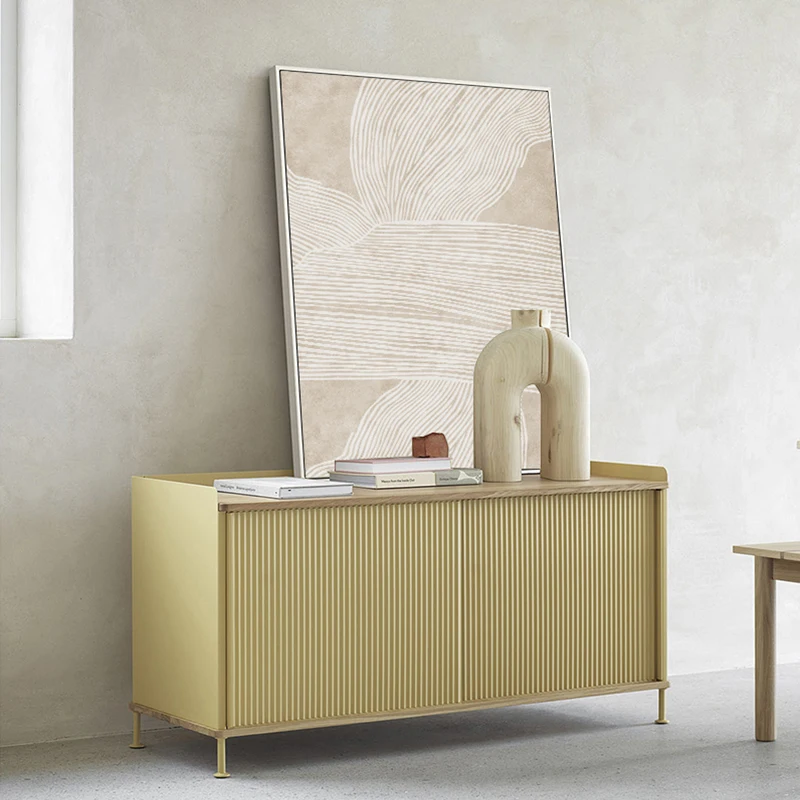 

Geometric Canvas Painting, Nordic Style Morandi Decorative Painting Line Large Living Room Background Wall Floor Painting Porch