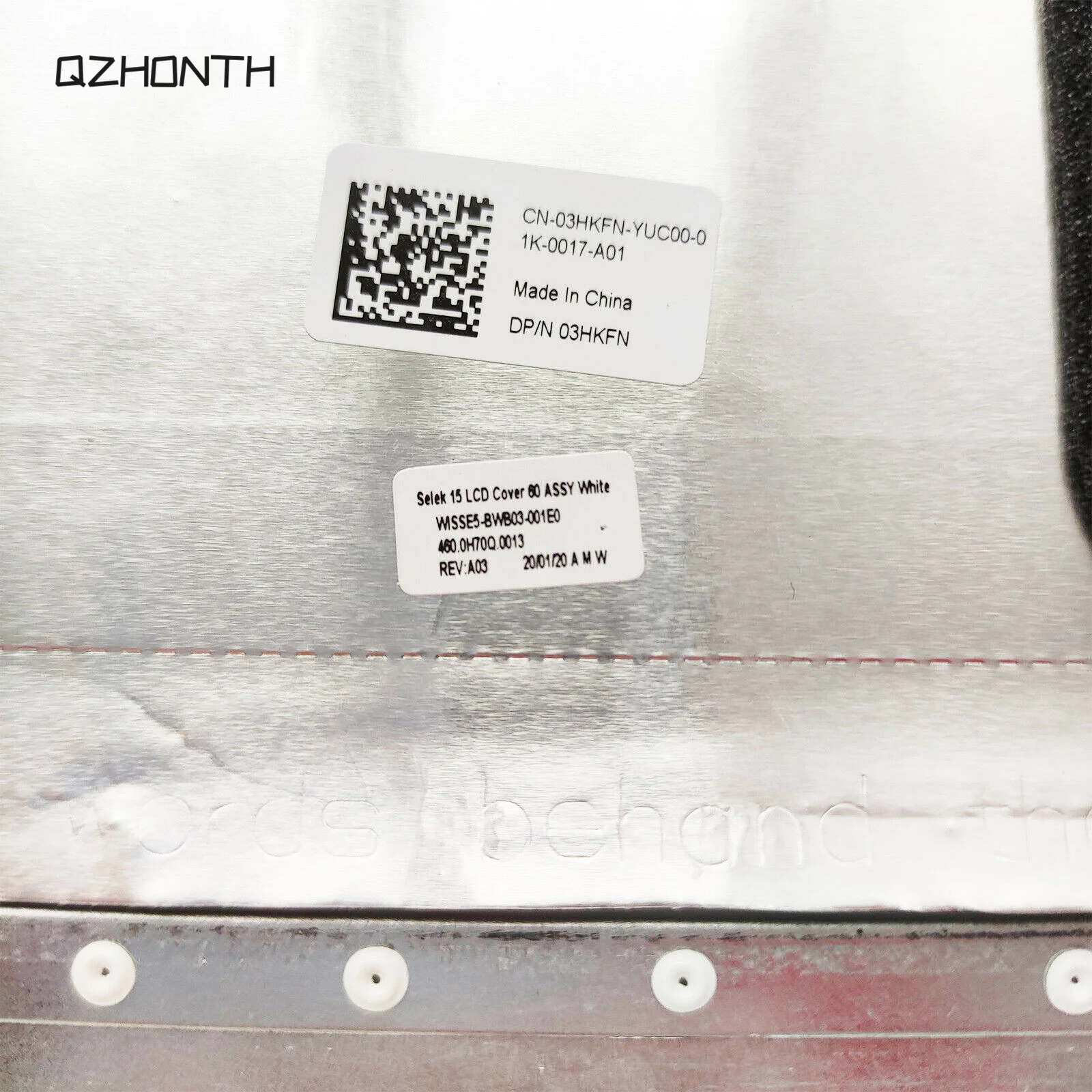 Новинка задняя крышка для Dell G3 15 3590 LCD цвет черный 03HKFN