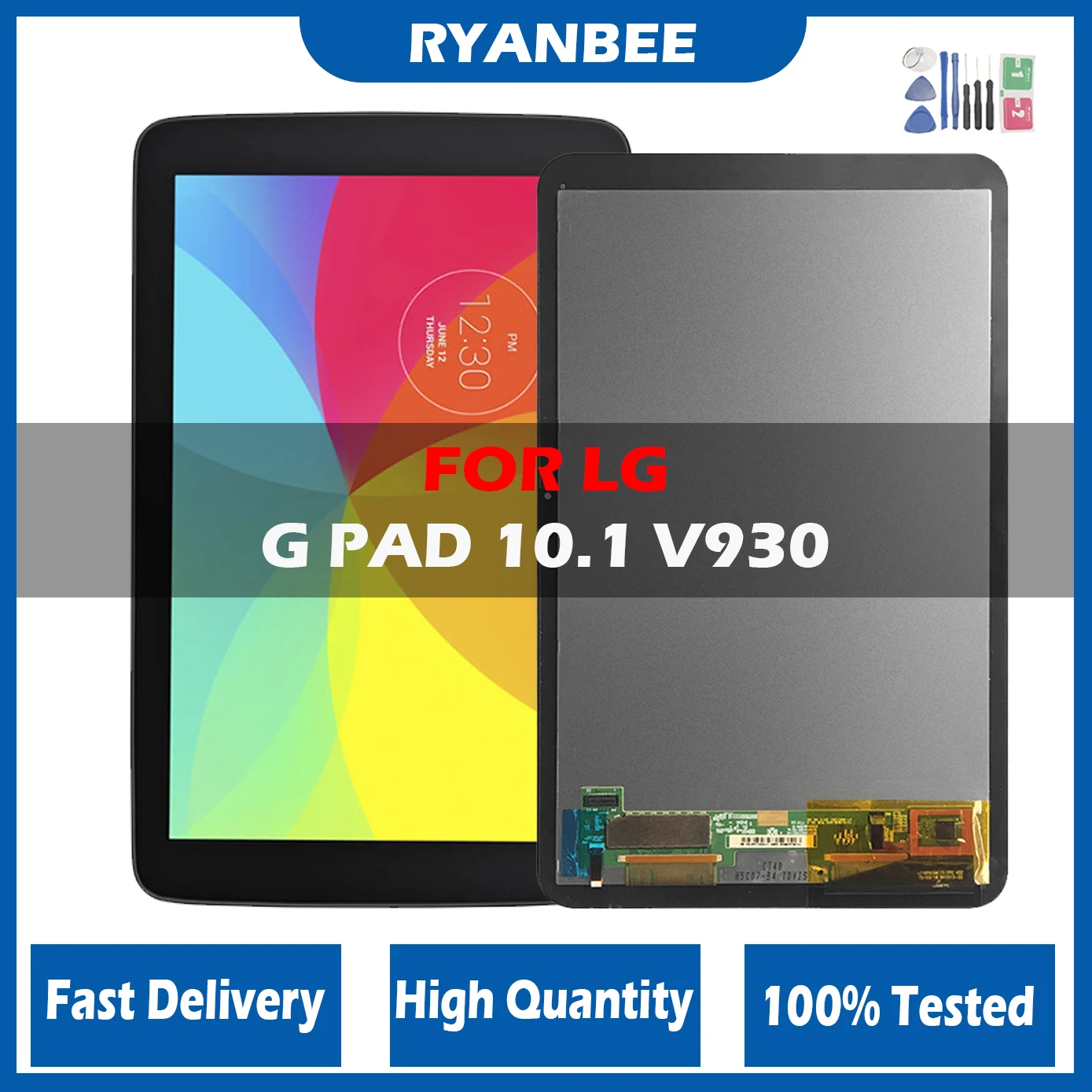 Оригинальный ЖК-дисплей для LG G Pad 10,1 V930 V935 V940, ЖК-дисплей для LG G Pad V930, Замена ЖК-дисплея