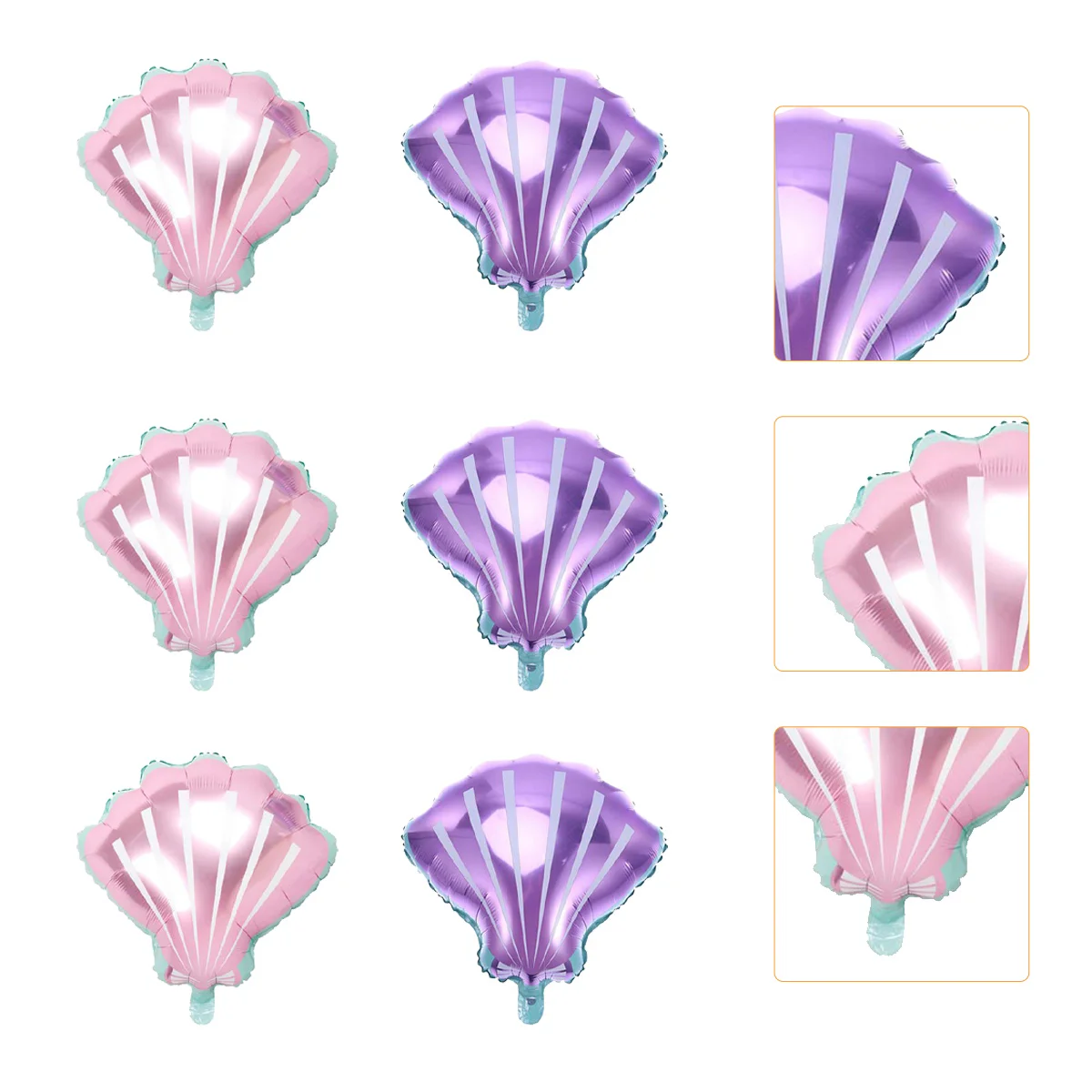 

12 шт., воздушные шары из алюминиевой фольги