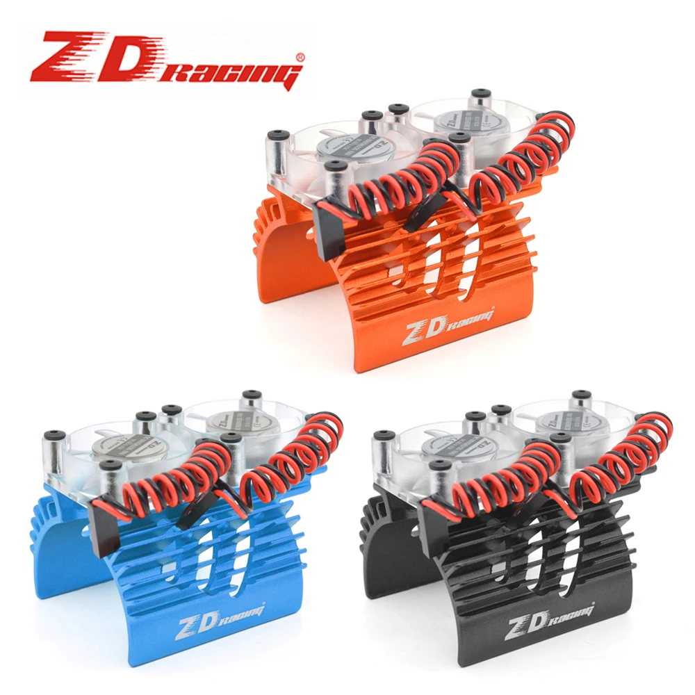 

ZD Racing 40-42mm Motor Heatsink With Cooling Fan 8553 for 1/7 EX-07 DBX-07 RC Car Hobbywing 1/8 1/10 4274 1515 1512 Buggy Truck
