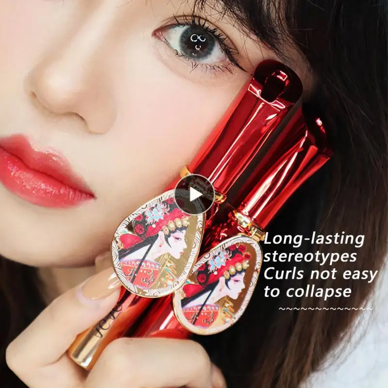 

Женская тонкая тушь для ресниц Толстая длительная завивка эластичная Удлиняющая водостойкая нерасширяющаяся быстросохнущая легко окрашивающая макияж для глаз