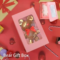 romantic present for girlfriend wedding wife romantic valentine bear gift box for 3d silicone mold