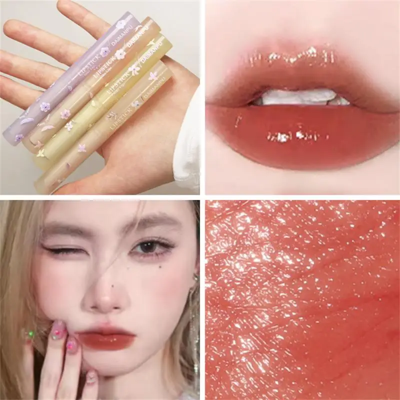 

Shine Glitter Lip Gloss Nutritious Transparent toot Water Gloss Mirror Glass Lip Glaze Long Lasting Moisturizing Waterproof