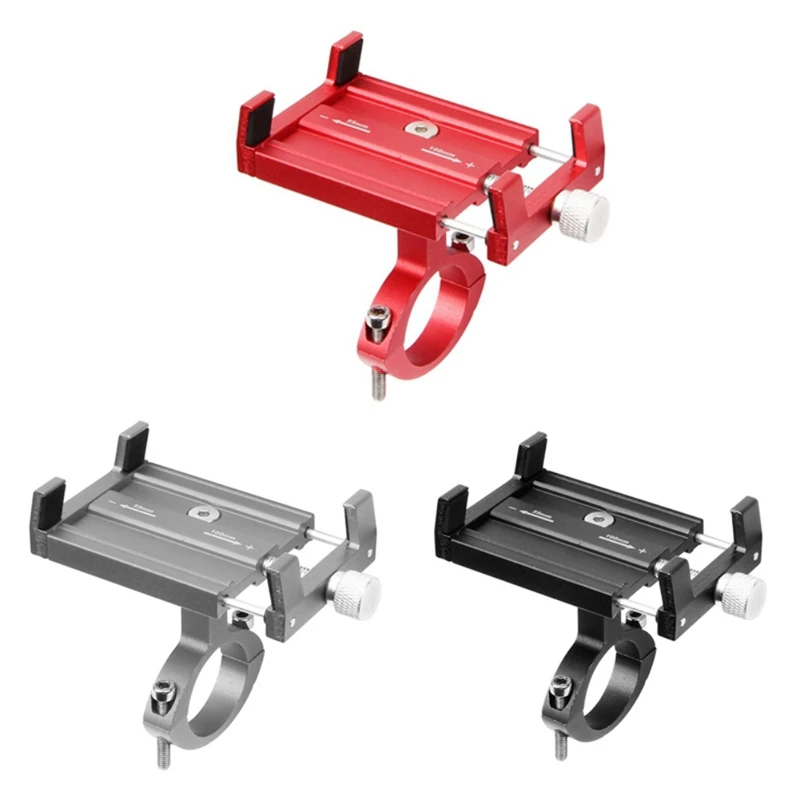 

Aluminum Bicycle Phone Holder For Smartphone Adjustable Support GPS Bike Phone Stand Mount Bracket