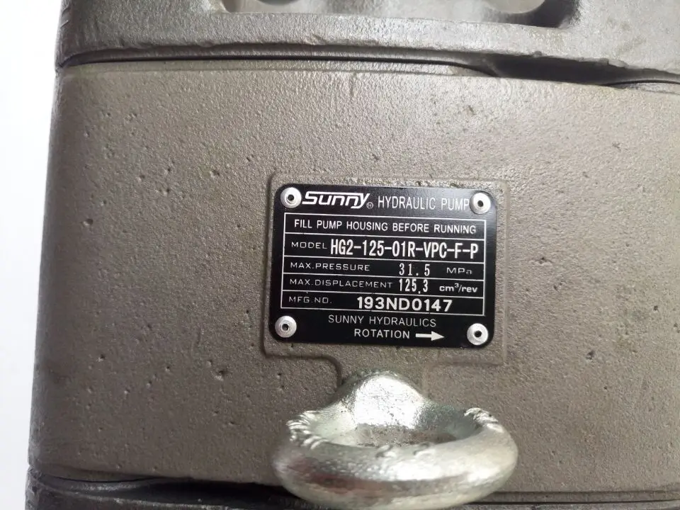 SUNNY gear pump HG2-125-01R-VPC-F-P