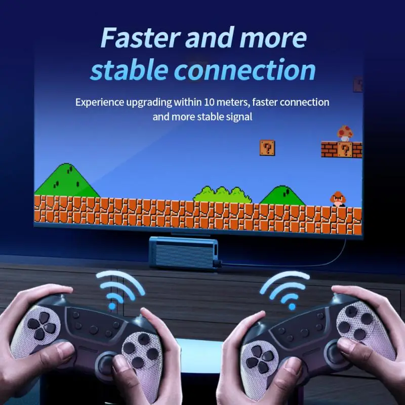 

128g Wireless Double Ps1 Simulator Game Machine Video Game Consoles Aluminum Alloy Home Tv Game Machine 2023 Double Battle 20000