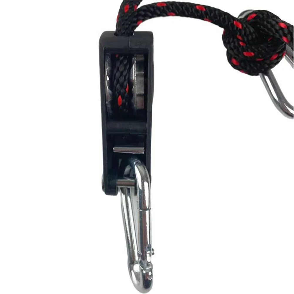 2/2.3M Adjustable Lanyard Hanging Tent Rope Hanger Pulley Lifting Hook Outdoor Camping Survival Bushcraft Equipment - купить по