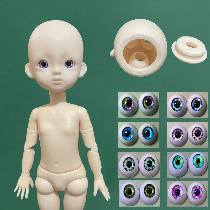 

1/6 Bjd Doll Makeup Doll Head or Whole Doll Can Open Head 30cm Doll DIY Handmade Dolls Kids Toy Girls Doll