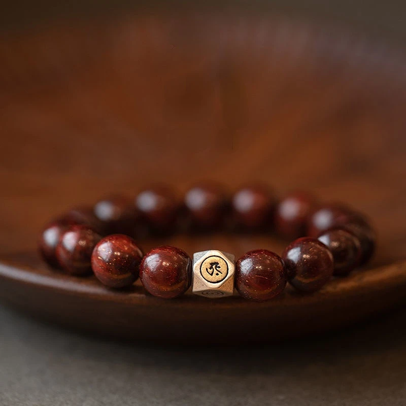 Pterocarpus Santalinus Prayer Beads Bracelet Couple's Twelve Zodiac Bracelet Lucky Beads Beads Crafts