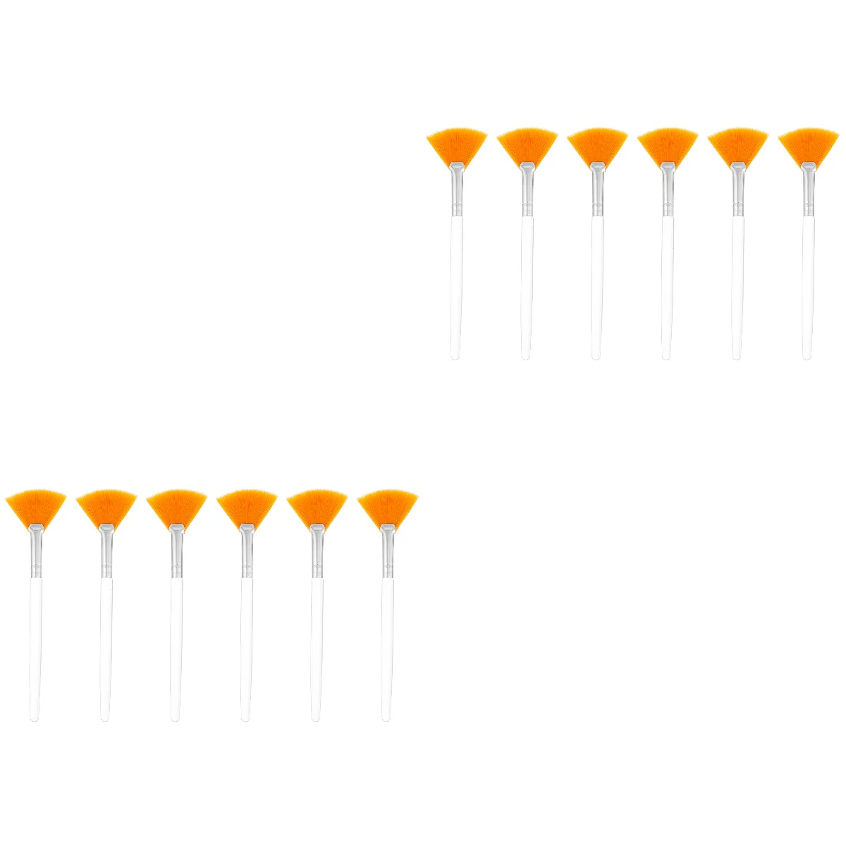 

Fan Facial Brushes Brush Applicator Makeupacid Softfacials Bulkset Powderpeel Flat Bronzer Synthetic Highlighting Mud Small