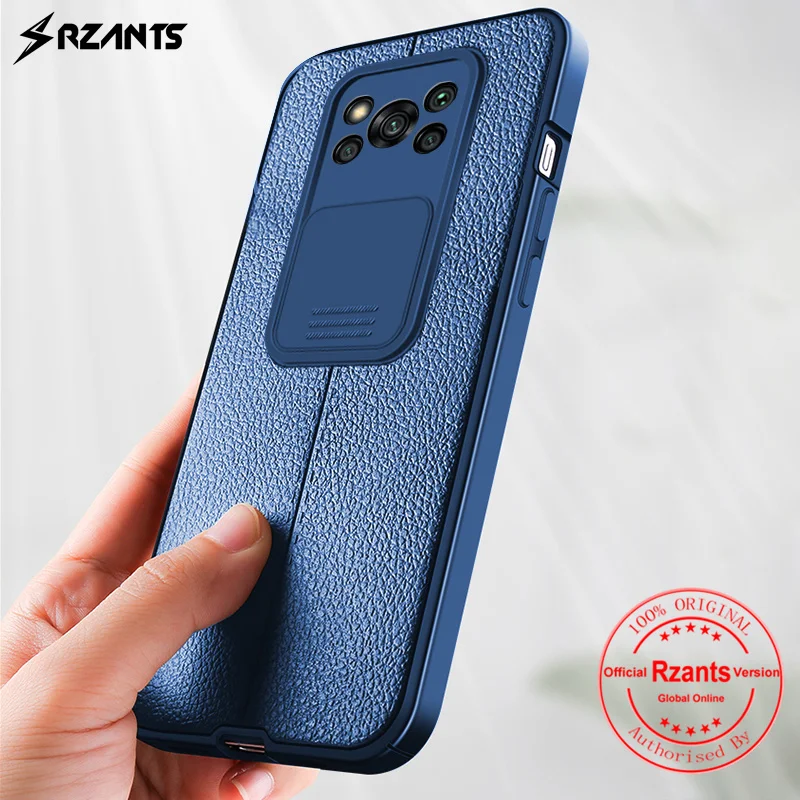 

Rzants For Xiaomi Poco X3 Poco X3 Pro X3 NFC Leather Phone Case [Blue whale]Anti fingerprint Camera Lens Protect Casing