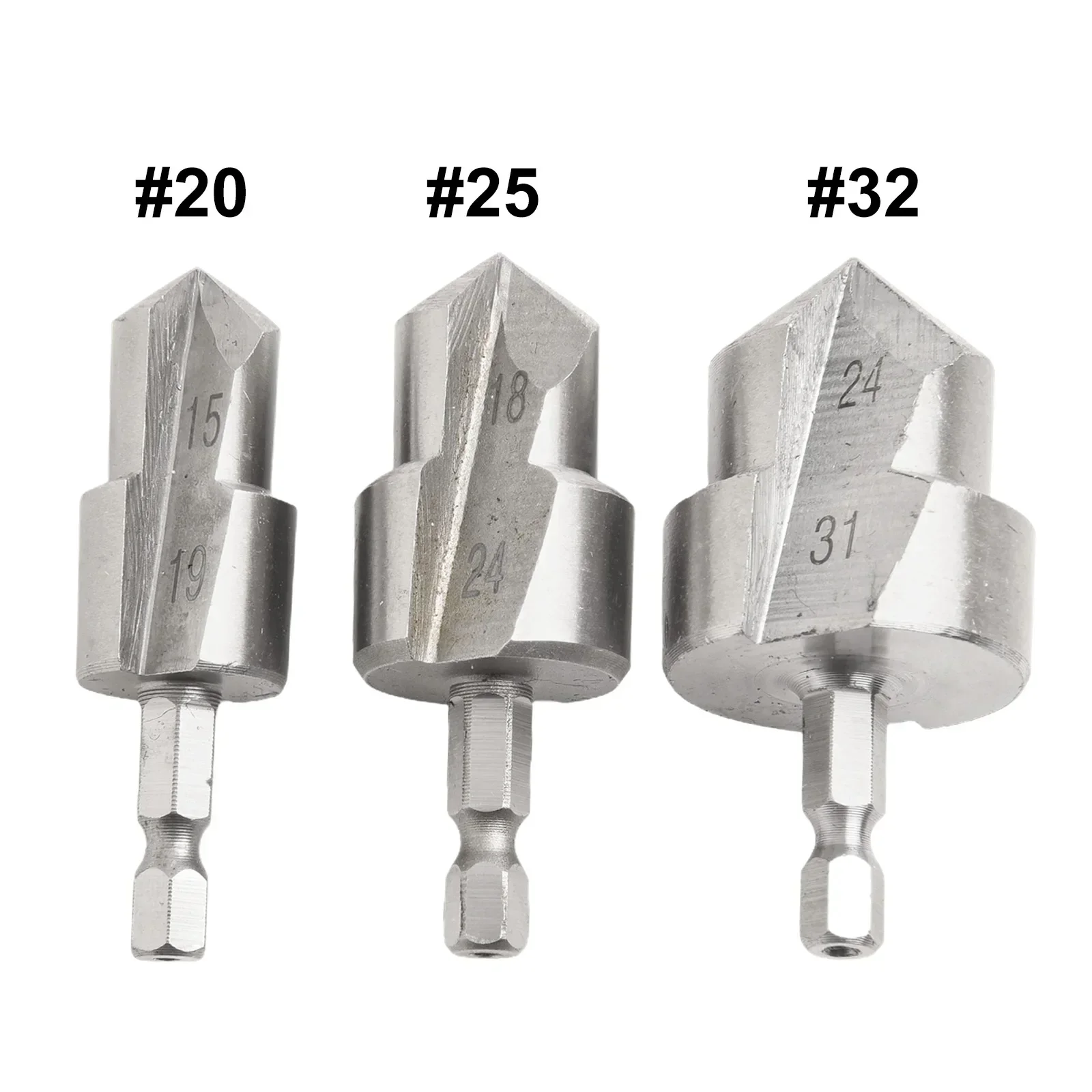 3 шт. PPR подъемное ступенчатое сверло с шестигранным хвостовиком инструмент для