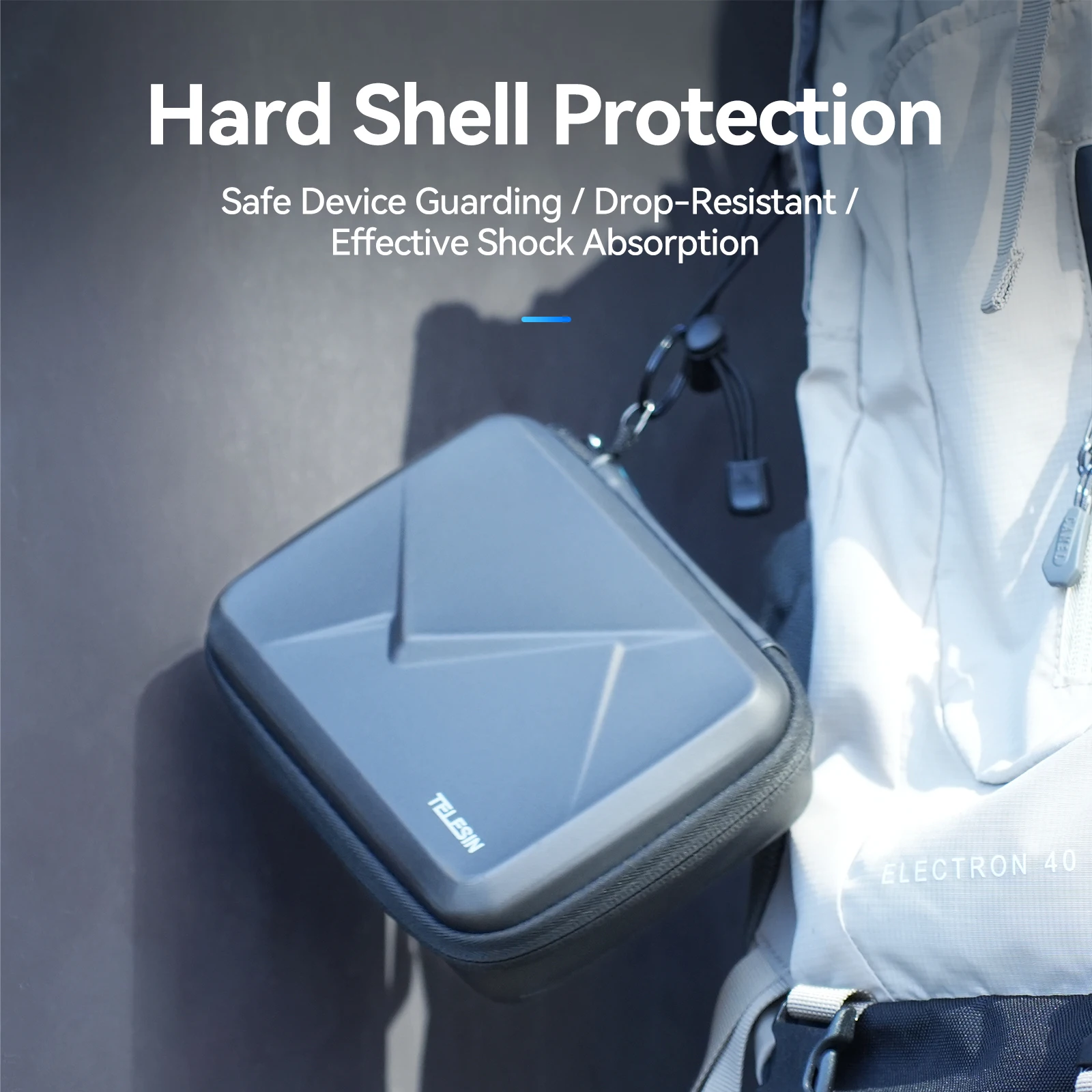 TELESIN водонепроницаемый регулируемый чехол для переноски защитная сумка коробка