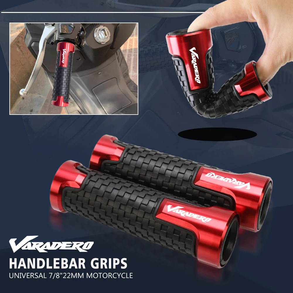 

For HONDA XL1000 XL1000V XL 1000 VARADERO 125 V7/8"22mm Motorcycle Anti-Slip Handle Bar Handlebar Grips XL125 Varadero 125