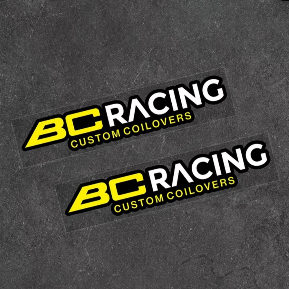 

BC RACING, персонализированная наклейка, модификация мотоцикла и автомобиля, светоотражающие наклейки для кузова, декоративная Маскировочная наклейка с царапинами