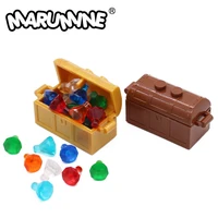 marumine 4738 4739 2x4 cash diamonds treasure box building blocks moc pirates build bricks accessories models kit toy for kid