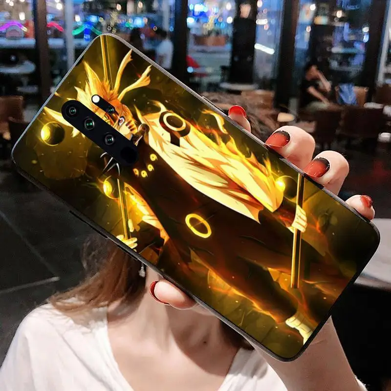 BANDAI Anime Naruto Sasuke чехол для телефона Redmi 9A 9 8A Note 11 10 8 8T Pro Max K20 K30 K40 | Мобильные телефоны