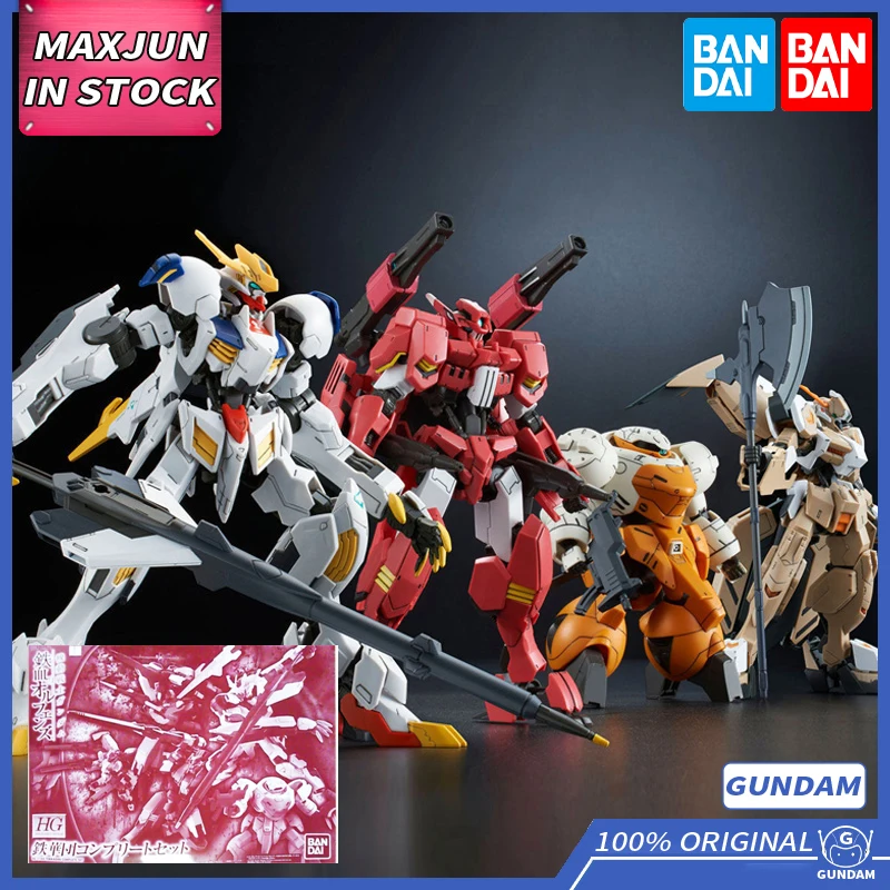 

MAXJUN Original BANDAI GUNDAM Model 64141 HG Iron Blood Set Barbatos GusionRyusei-Go Anime Figure Action Collection Toys