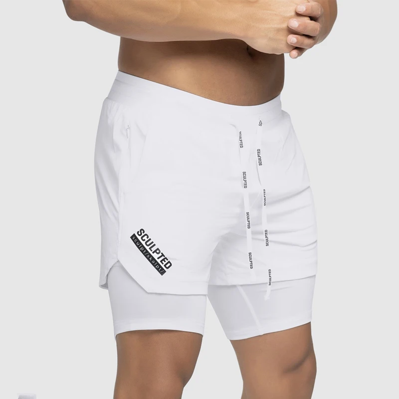 

Sports pants men's shorts muscle fitness summer running training breathable quick-drying close-fitting casual trendy beach pants