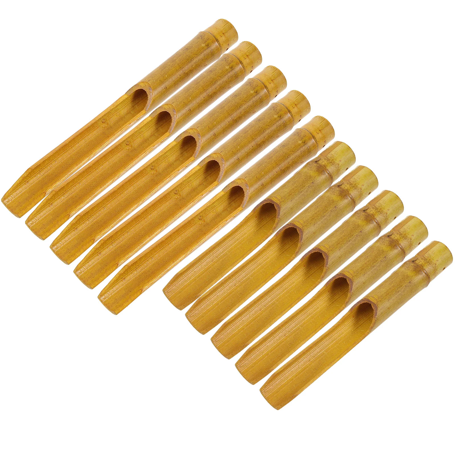 

10 Pcs Wooden Ball Bamboo Wind Chimes Fittings Balls Crafts Musical Pipes 20 Bell Accessories
