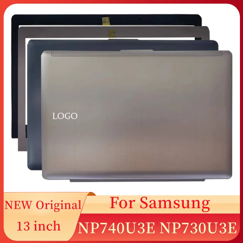 

Оригинальный Новый чехол для ноутбука Samsung NP740U3E NP730U3E, чехол для ноутбука без прикосновения, задняя крышка ЖК-дисплея, задняя крышка/передняя...