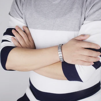 Hapiship Tourmaline Energy Balance Bracelet Health Care Jewelry For Men Women Germanium Bracelets & Bangle Gem10 4