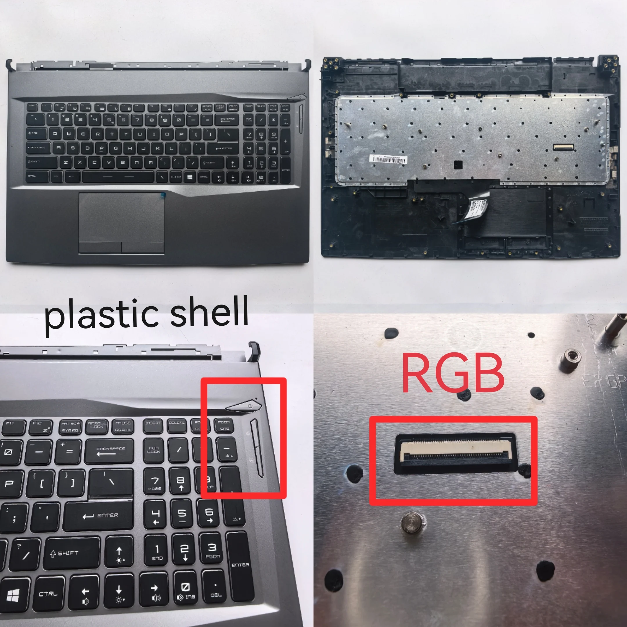 Новая подставка для рук клавиатуры ноутбука с RGB-подсветкой для MSI GP75 MS-17E2 MS-17E3 MS-17E7 (art.: 3920cefd1009d) - 3920cefd1009d