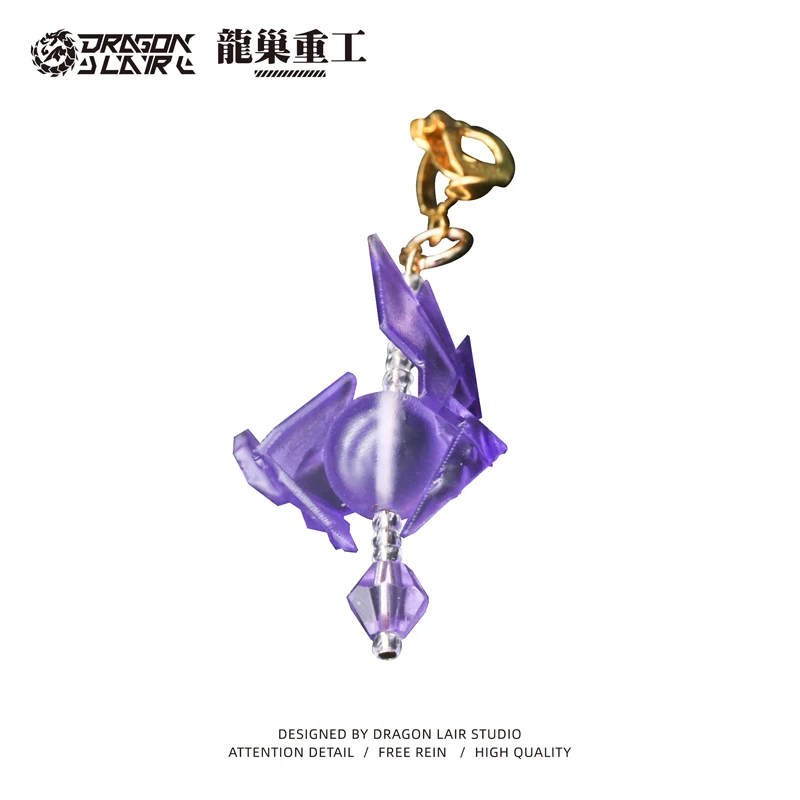 

Anime Earrings Genshin Impact Beelzebul Dangles Ear Ring Cosplay Prop