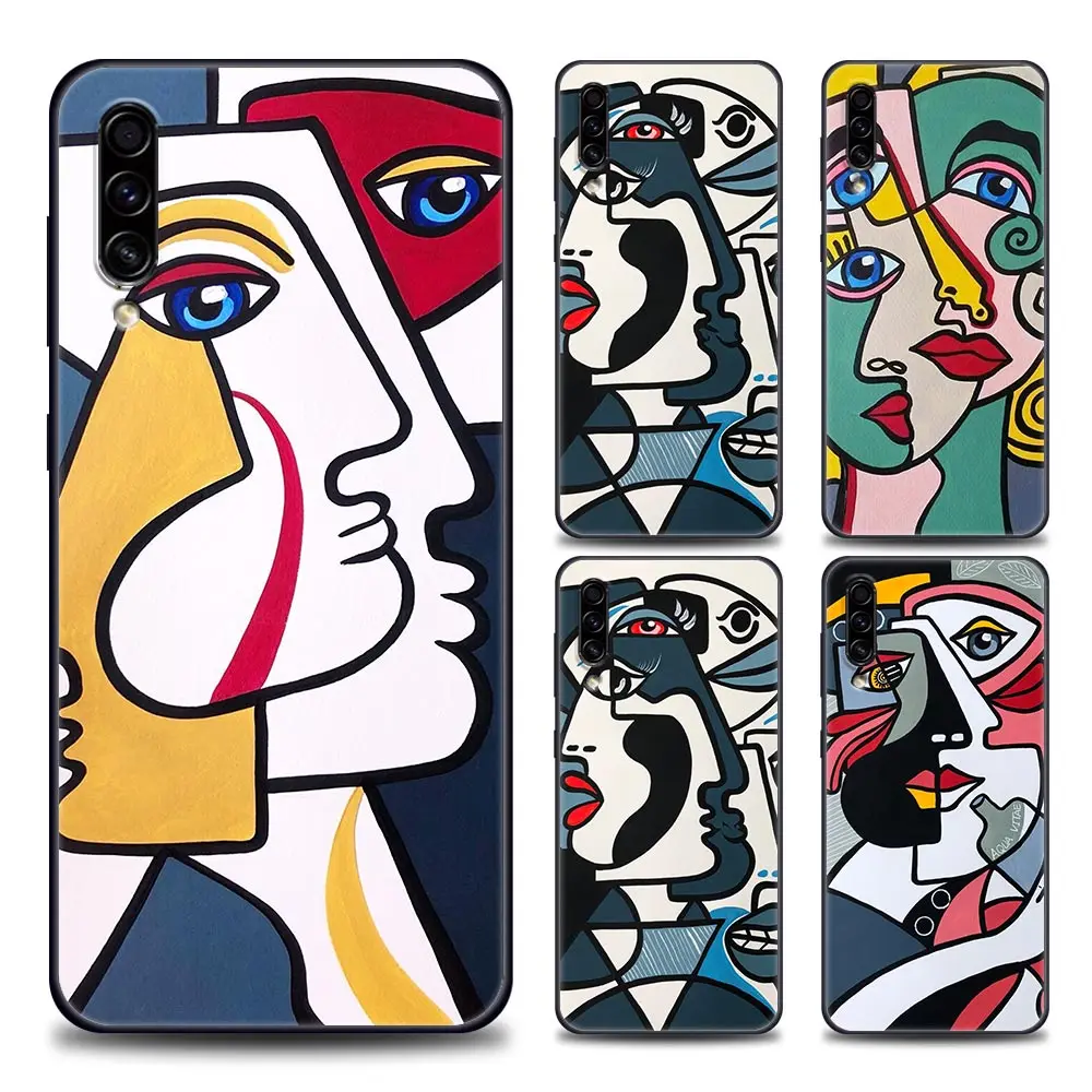 

P-Picasso Abstract Art Painting Graffiti For Samsung M62 M52 M51 M33 M32 M31 M30s M23 M22 M21 M12 M11 F62 F52 F42 F41 F23 Case