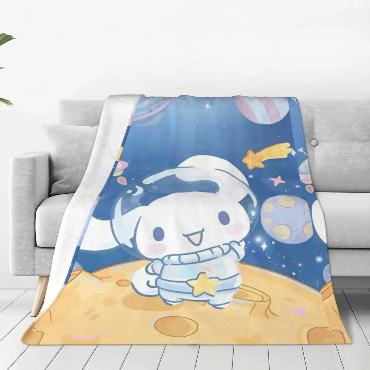 Cinnamoroll фланелевые одеяла мягкие постельные принадлежности пледы для домашнего