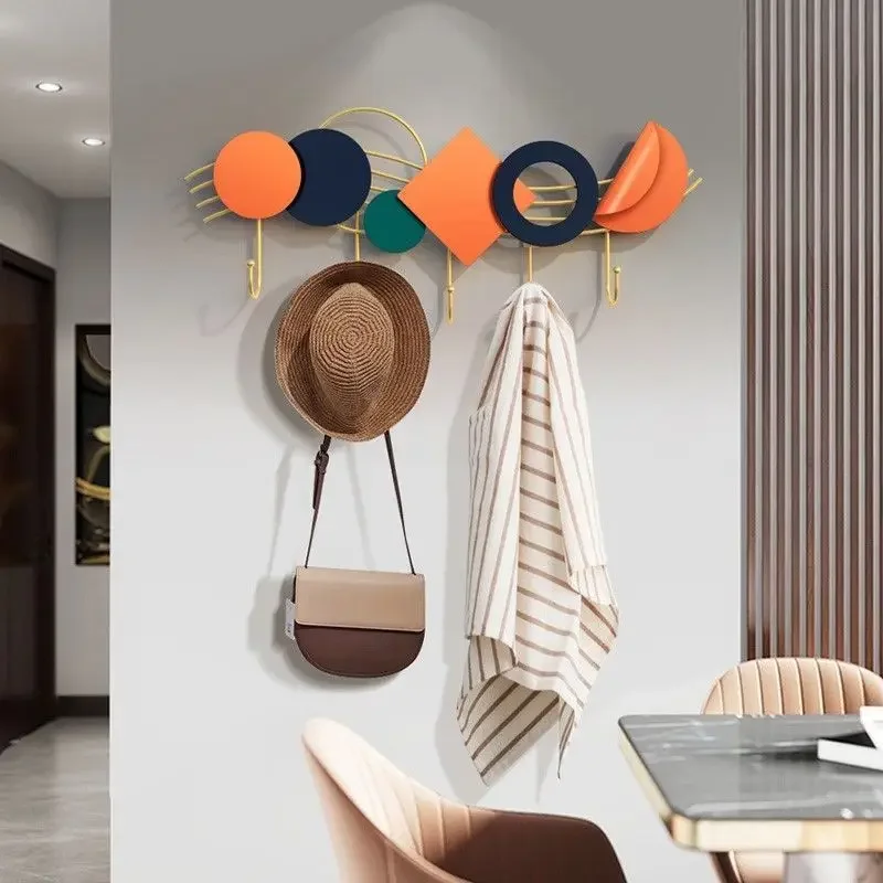 Металлическая вешалка для одежды декоративная прихожая роскошная креативная