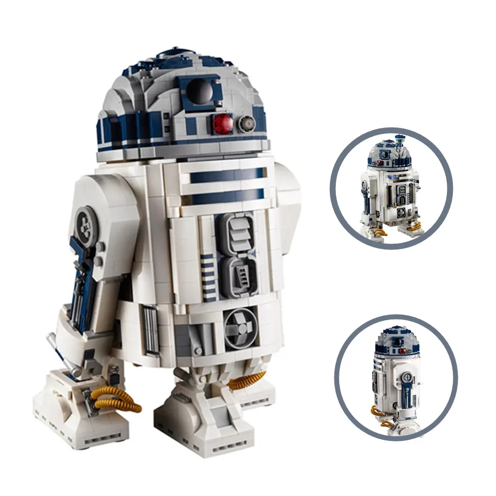 

Disney Stars Robot Space Wars R2d2 R2-d2 Robot Baby Yoda Model Figures Building Block Bricks Boy Birthday Gift Toy Kid