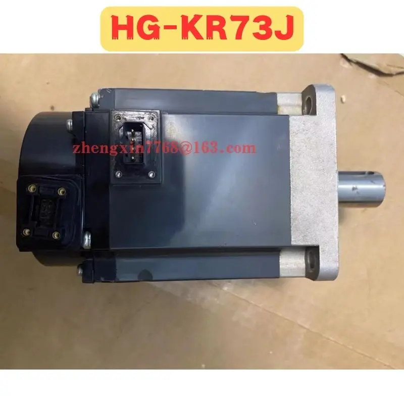 HG-KR73J Б/у Серводвигатель Φ HG KR73J протестирован нормально