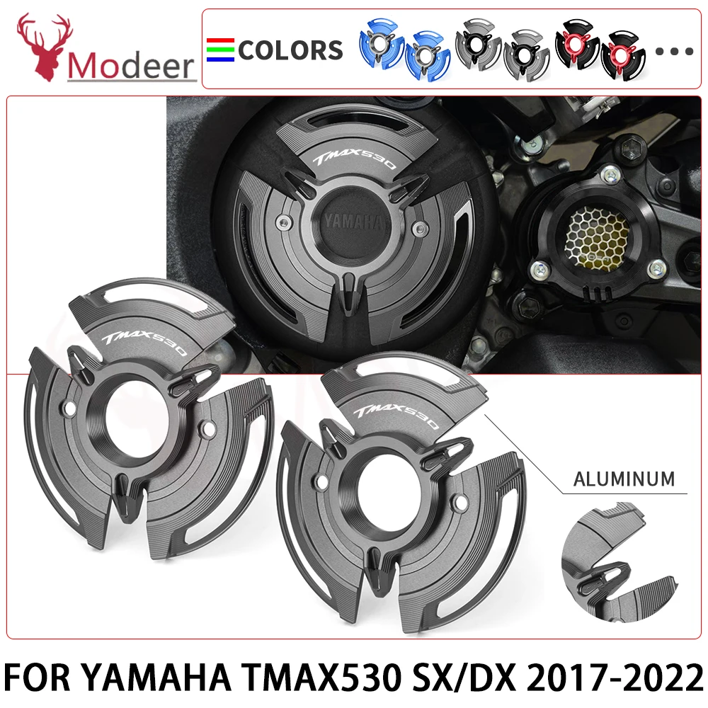 Motorcycle Engine Stator Protective Cover Set Decoration for Yamaha TMAX 530 TMAX530 T-MAX 530 DX 2017 2018 2019 2020 2021 2022