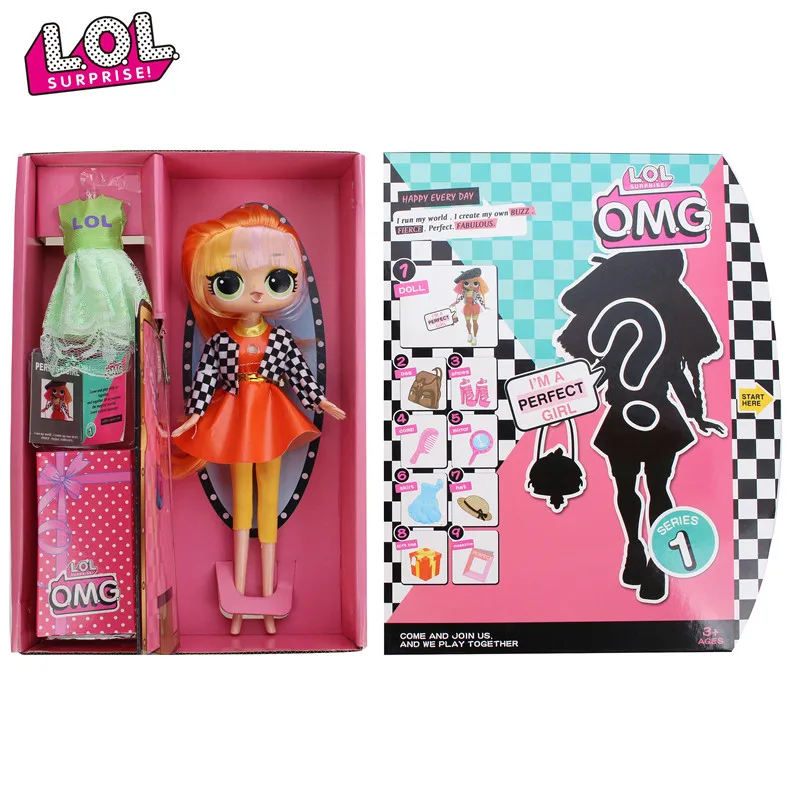 

LOL Dolls For Girls Long Hair Fashion LOL Suprise Doll Toys With Accessories PVC Model Toy For Girl Gift