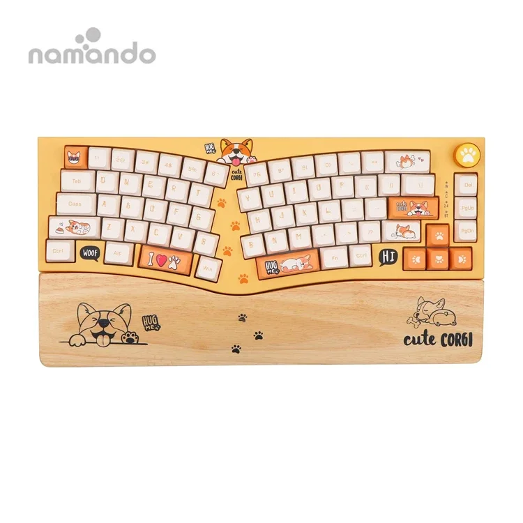 Клавиатура Механическая Feker Alice 65% с прокладкой беспроводная/Проводная/2 4 ГГц