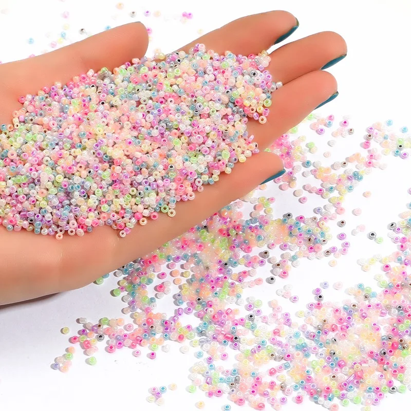

2mm 3mm Czech Glass Seed Beads 12/0 8/0 Round Spacer Beads for Jewelry Making DIY Bracelet Earring Necklace Accessories