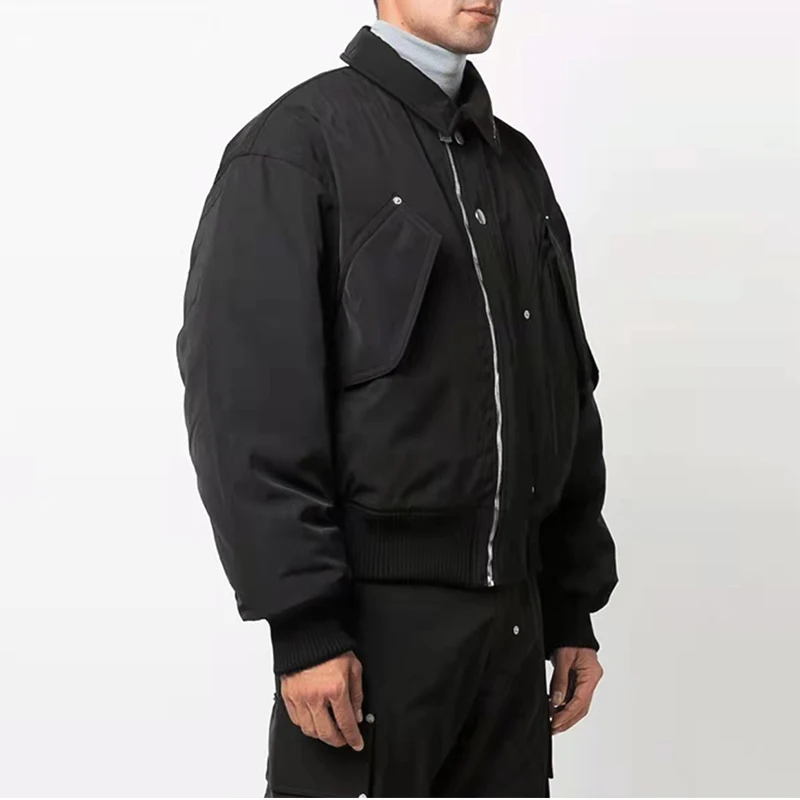 2024 Черная куртка 1017 ALYX 9SM высококачественные металлические пальто с логотипом