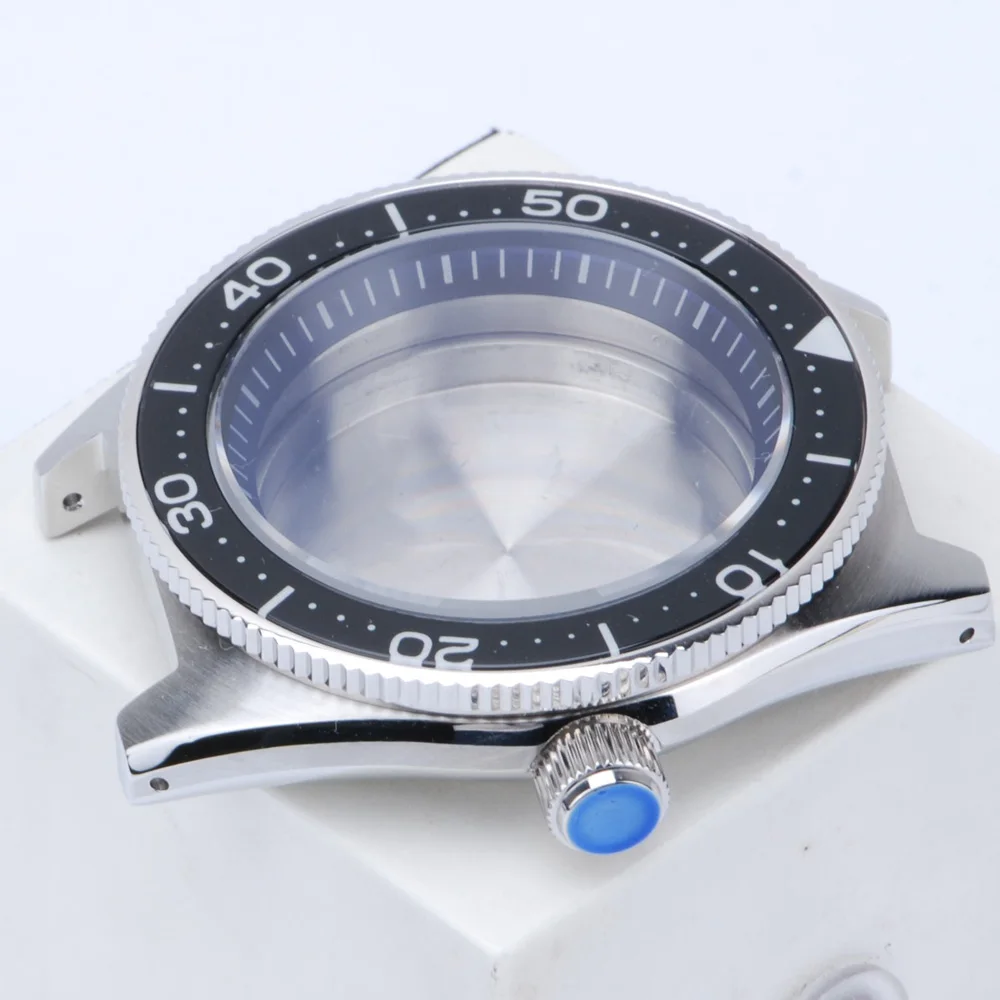 Tactical Frog Watch Modify Parts 42.9mm SBDC053/62MAS Stainless Steel Watch Case Sapphire Luminous Insert Fit NH35/36 Movement