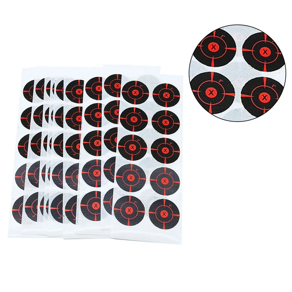 

100Pcs/Pack Splatter Splash Target Stickers Cover-Up Patches Self-Adhesive Paper Durable Shooting Practice Hunting Accessories