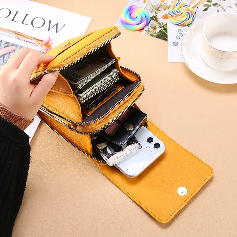 Women Bags Soft Leather Wallets Touch Screen Cell Phone Purse Crossbody Shoulder Strap Handbag for Female Cheap Women's Bags 4 Women Bags Soft Leather Wallets Touch Screen Cell Phone Purse Crossbody Shoulder Strap Handbag for Female Cheap Women's Bags 4