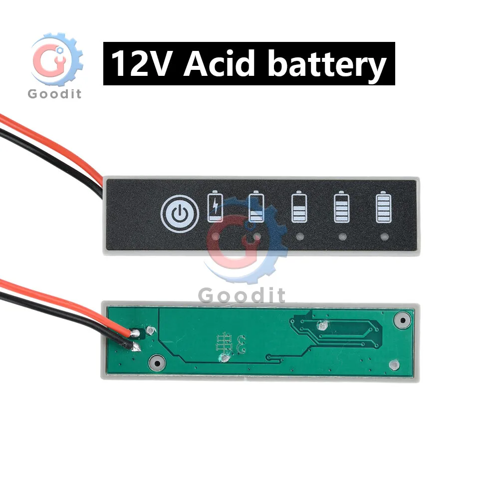 

1S 3S 4S 7S 12V Индикатор заряда батареи 4-светодиодный дисплей Литий-ионный/Fe/кислотный автоматический сон с обратной защитой для электронного велосипеда Солнечная система DIY Kit