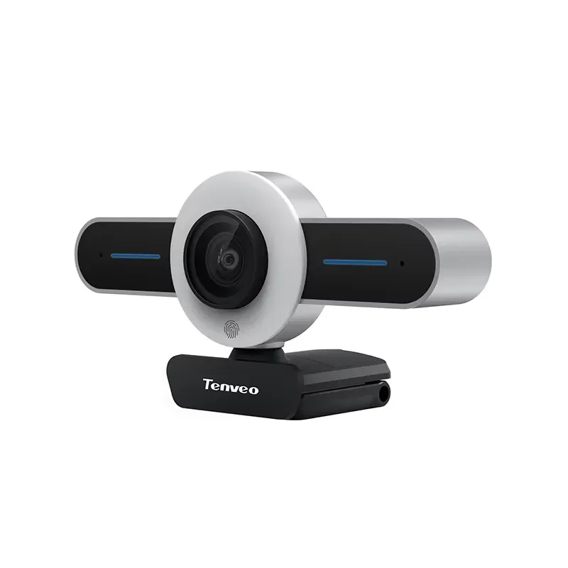 Фото USB-веб-камера Tenveo T1 HD 1080P с автофокусом, кольцевой подсветкой и микрофоном для прямых трансляций и конференций №3