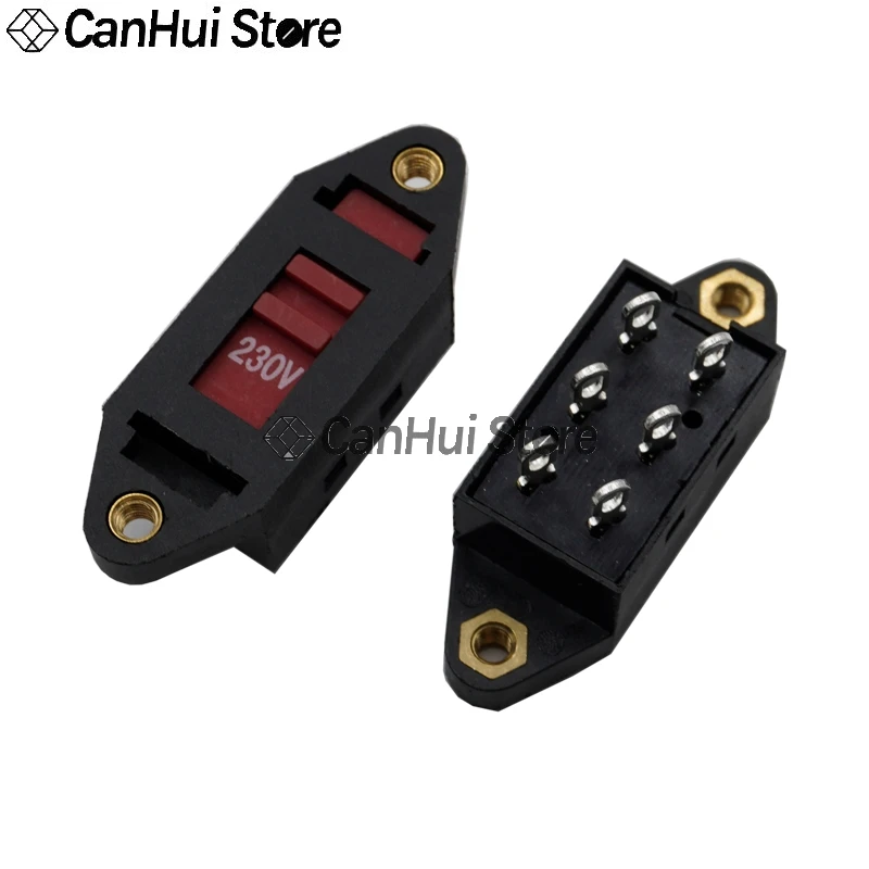 5 шт. 3-контактный 6-контактный переключатель напряжения 110-220 В 115-230