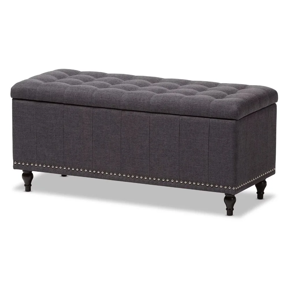

Baxton Studio Kaylee Upholstered Storage Ottoman