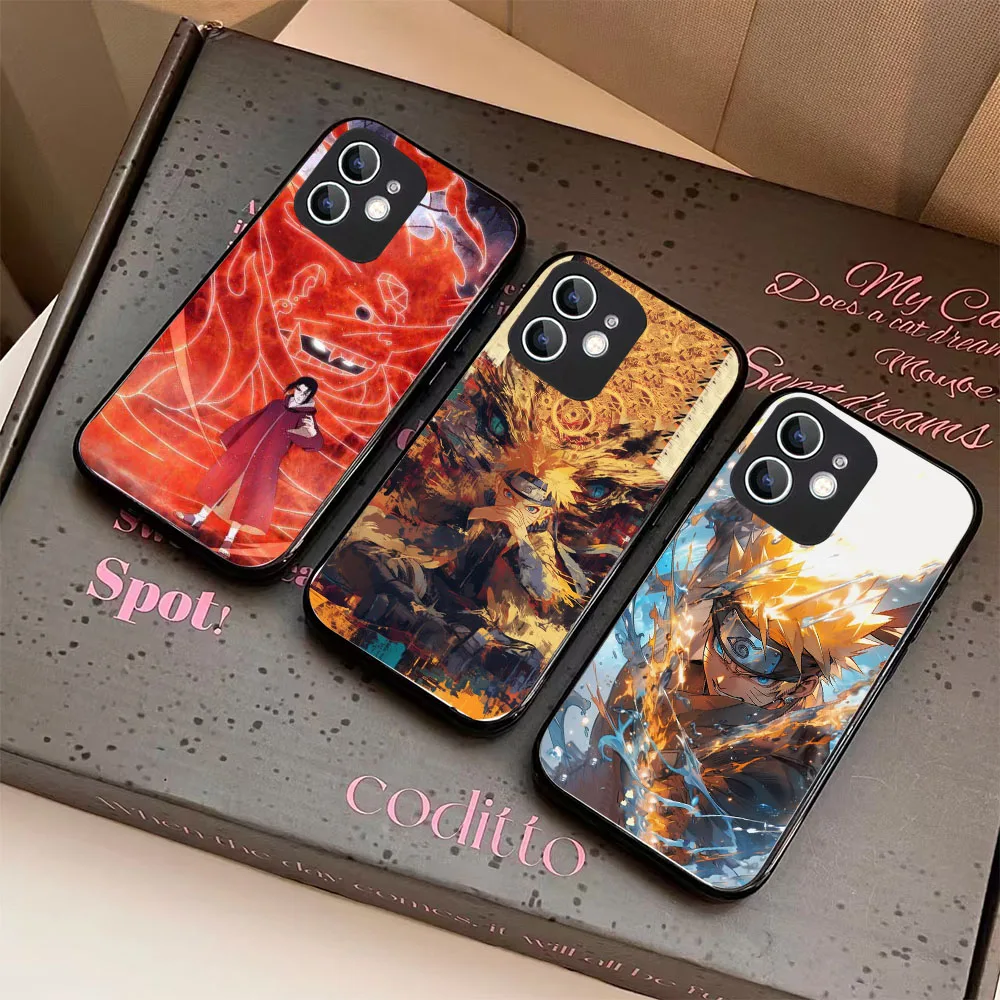 Черный силиконовый чехол для OPPO Reno 2 5 6 7 8 10 Zoom Lite Max WDA-26 N-Narutos Uchiha