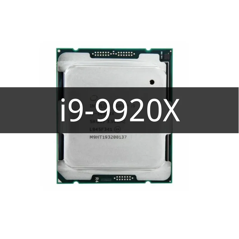 [해외] I9-9920x SR3NH 프로세서 12C/24T 3.5GHZ 165W for 19.25MBserver CPU