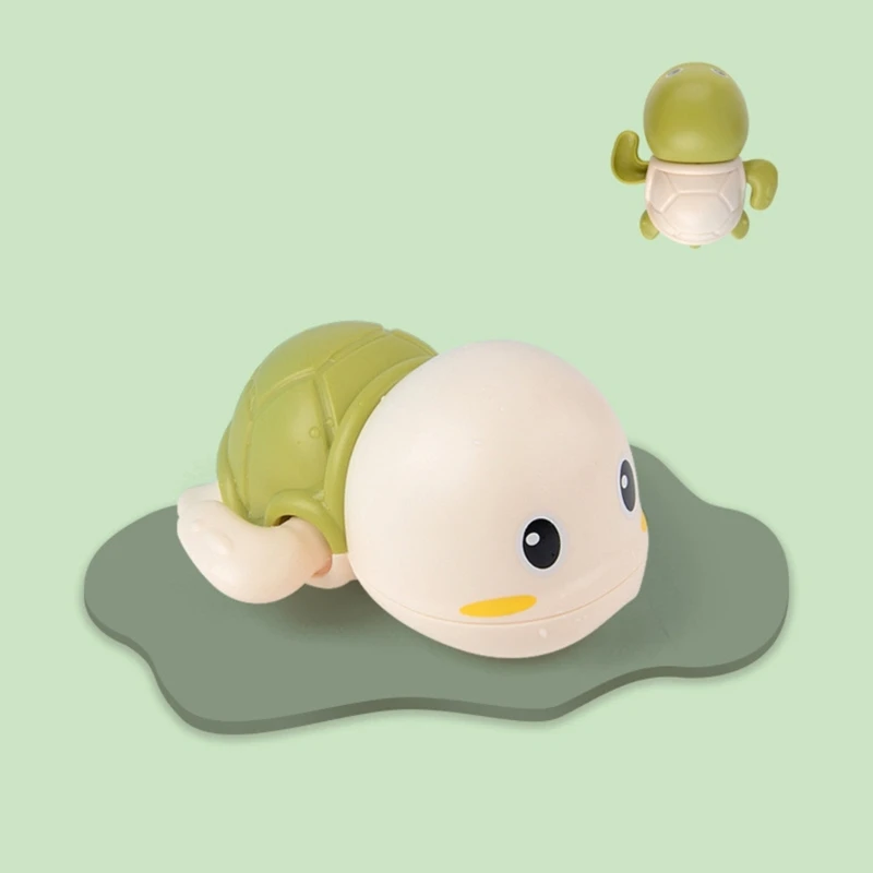 Baby Bathtub Toy Water Bath Toy Winding Toy Tortoise Floating Toy for Toddler